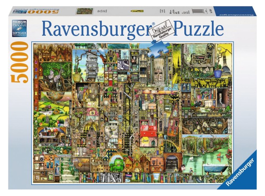 RAVENSBURGER Puzzle Bizarné mesto 5000 dielikov