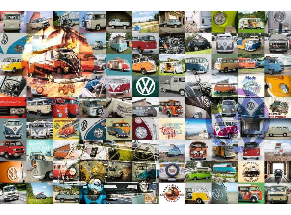 RAVENSBURGER Puzzle 99 fotografií VW 3000 dielikov