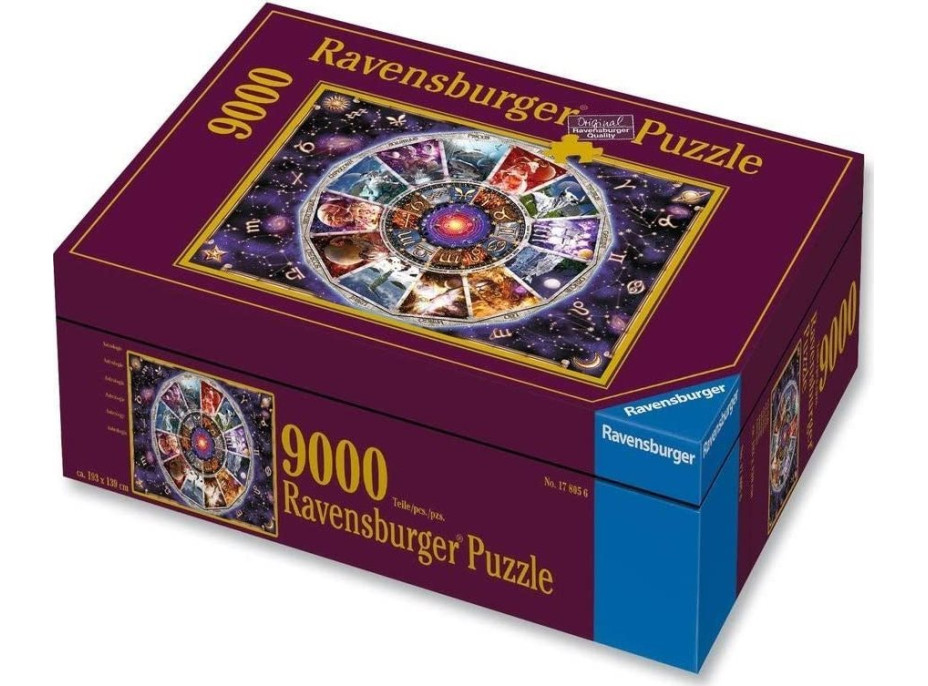 RAVENSBURGER Puzzle Astrológia - zverokruh 9000 dielikov