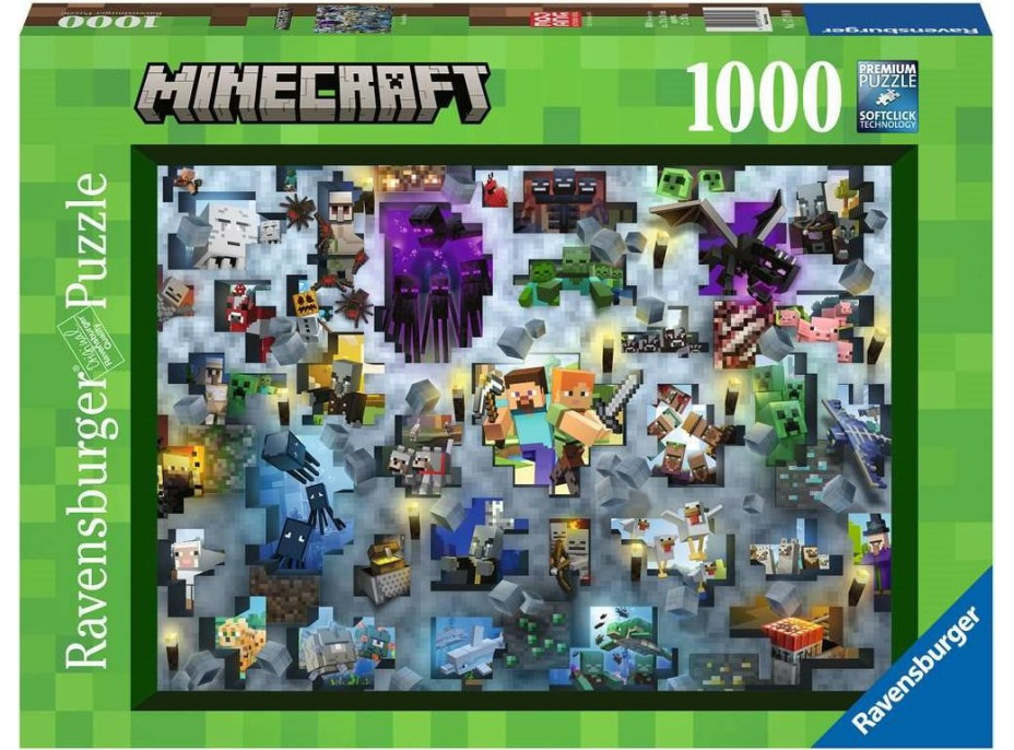 RAVENSBURGER Puzzle Minecraft 1000 dielikov