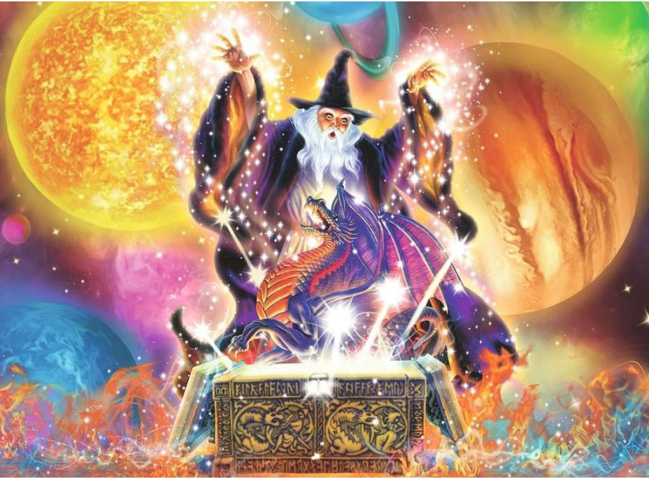 RAVENSBURGER Puzzle Dračie kúzlo XXL 100 dielikov