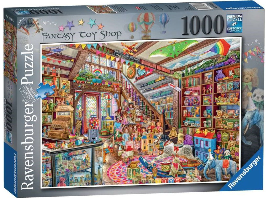 RAVENSBURGER Puzzle Fantastické hračkárstvo 1000 dielikov