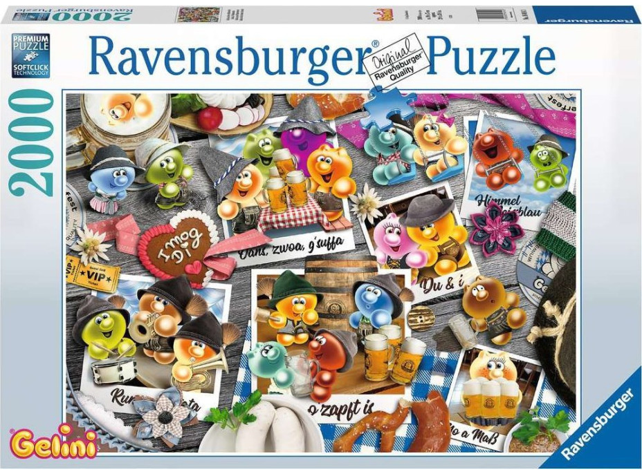 RAVENSBURGER Puzzle Gelini na Oktoberfeste 2000 dielikov