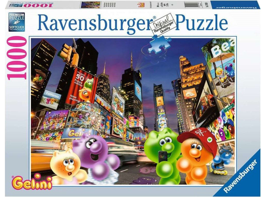 RAVENSBURGER Puzzle Gelini na Time Square 1000 dielikov
