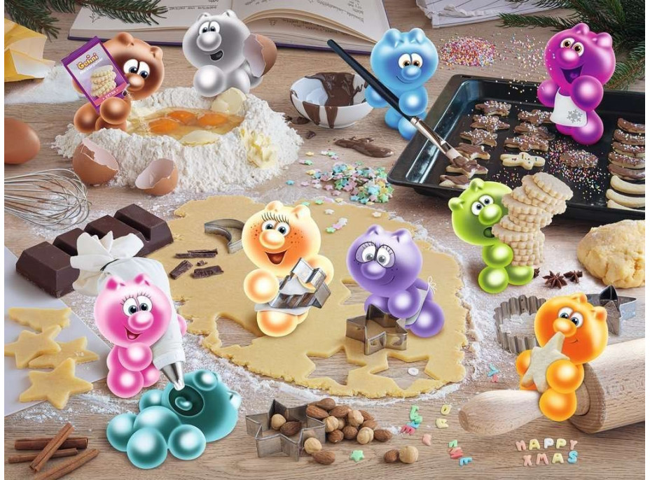 RAVENSBURGER Puzzle Gelini: Vianočná pekáreň 1500 dielikov