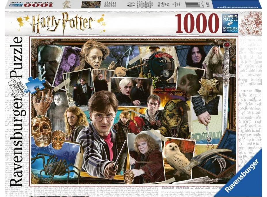 RAVENSBURGER Puzzle Harry Potter a Dary smrti 1000 dielikov