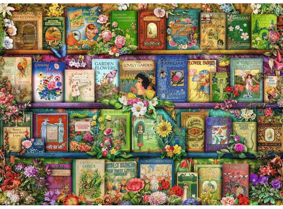 RAVENSBURGER Puzzle Knižná klasika: Letná záhrada 1000 dielikov