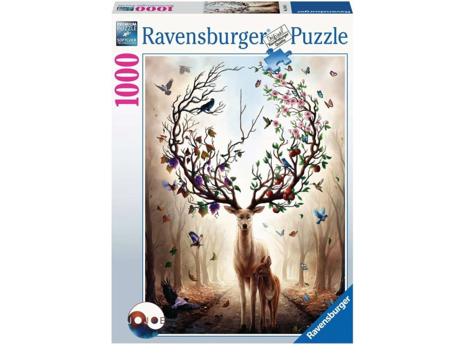 RAVENSBURGER Puzzle Magický jeleň 1000 dielikov