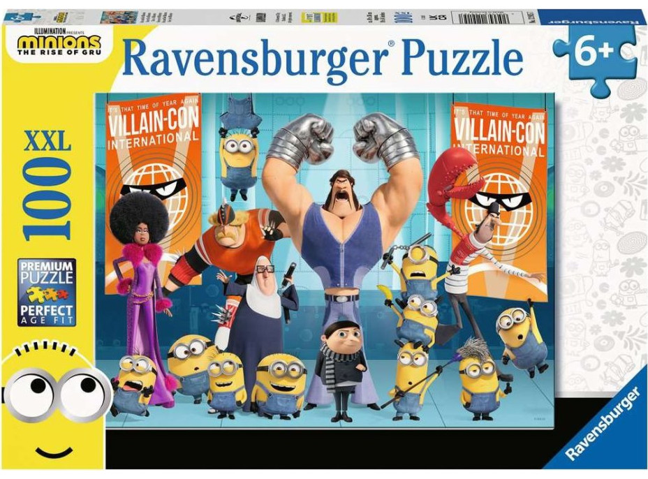 RAVENSBURGER Puzzle Mimoni 2: Zloduch prichádza XXL 100 dielikov