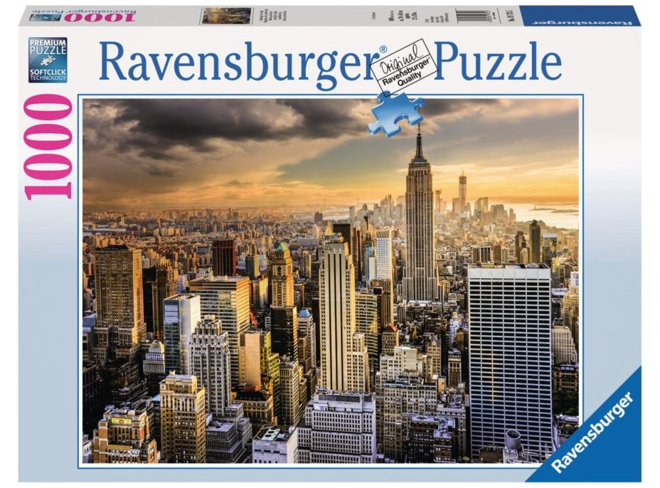RAVENSBURGER Puzzle Mrakodrapy v New Yorku 1000 dielikov