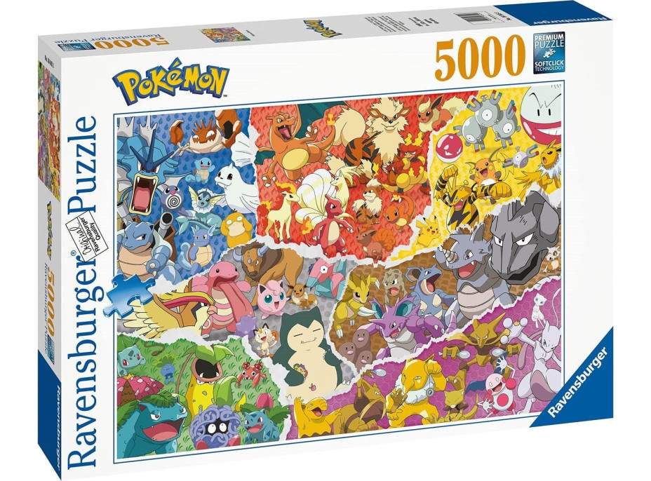 RAVENSBURGER Puzzle Pokémon Allstars 5000 dielikov