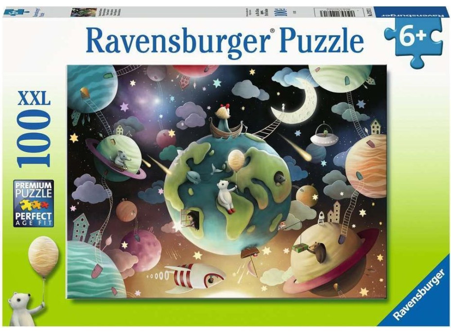 RAVENSBURGER Puzzle Vesmírne ihrisko XXL 100 dielikov
