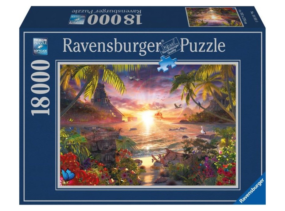 RAVENSBURGER Puzzle Západ slnka v raji 18000 dielikov