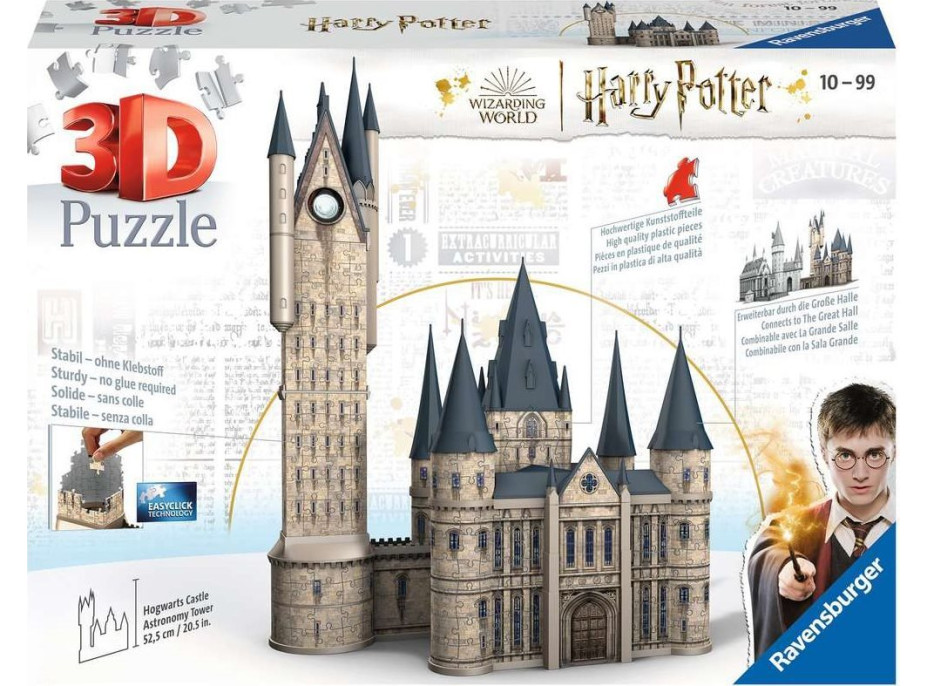 RAVENSBURGER 3D puzzle Harry Potter: Bradavice, Astronomická veža 615 dielikov