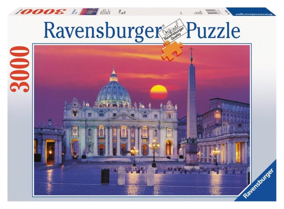 RAVENSBURGER Puzzle Bazilika svätého Petra, Rím 3000 dielikov