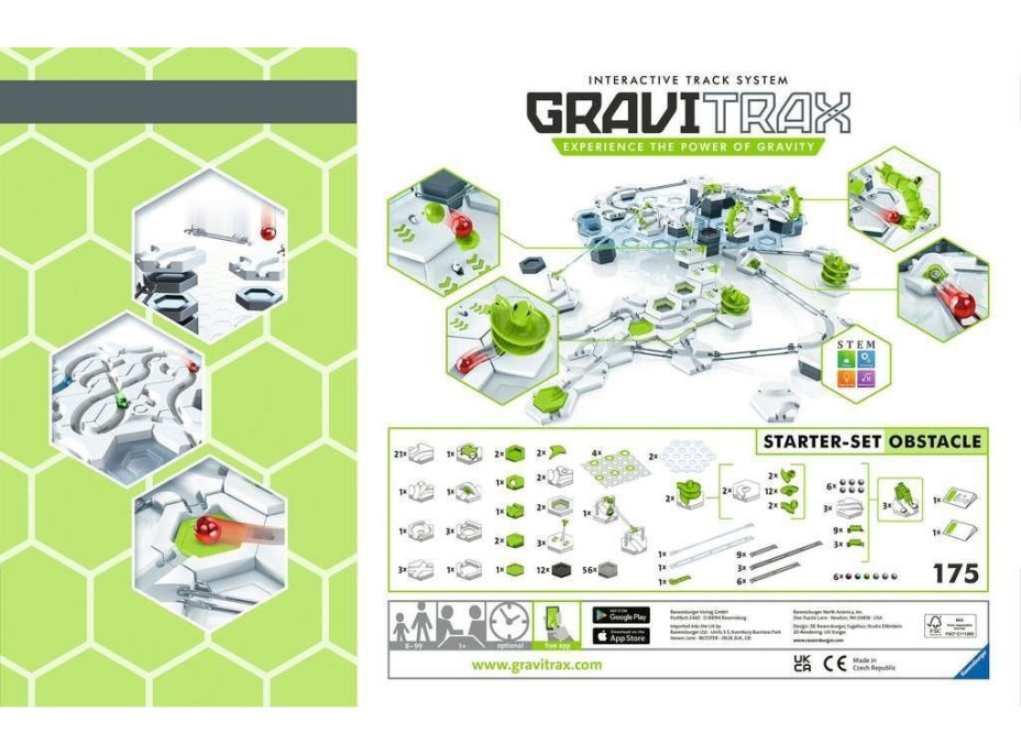 RAVENSBURGER GraviTrax Štartovacia sada Set Obstacle
