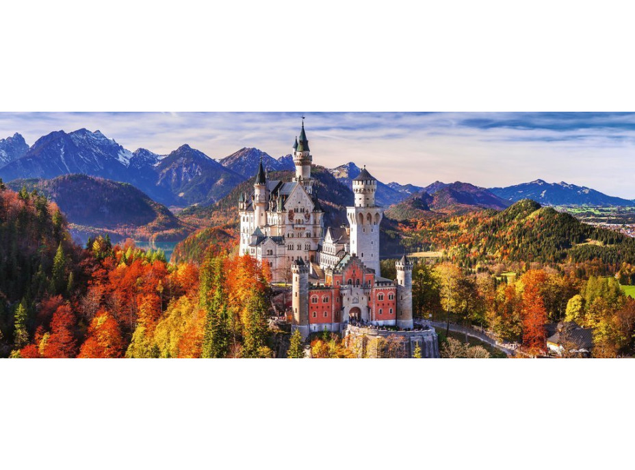 RAVENSBURGER Panoramatické puzzle Zámok Neuschwanstein 1000 dielikov