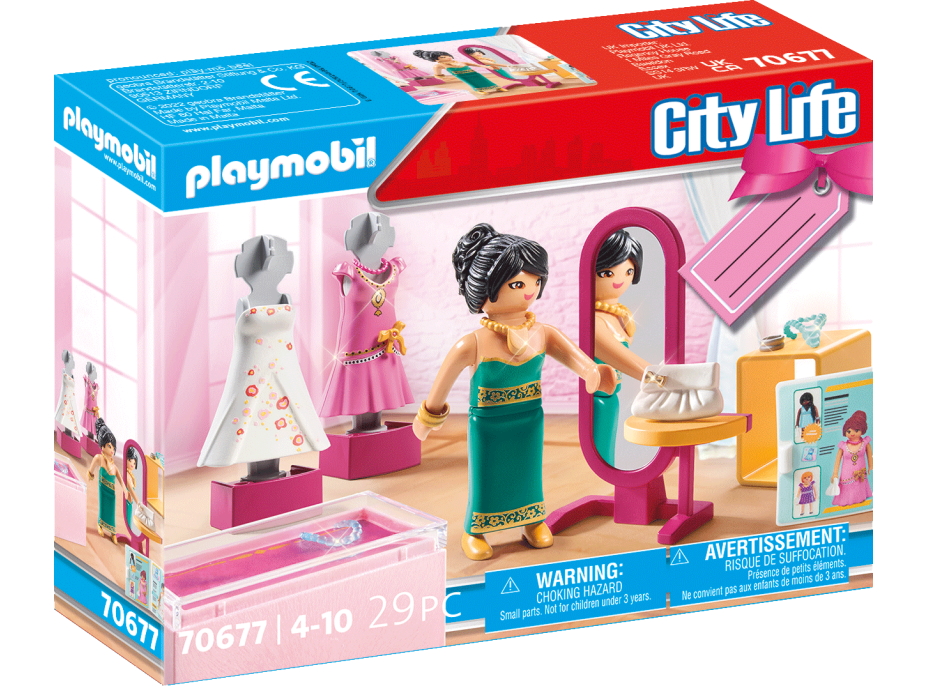 PLAYMOBIL® City Life 70677 Darčekový set Butik so spoločenskou módou