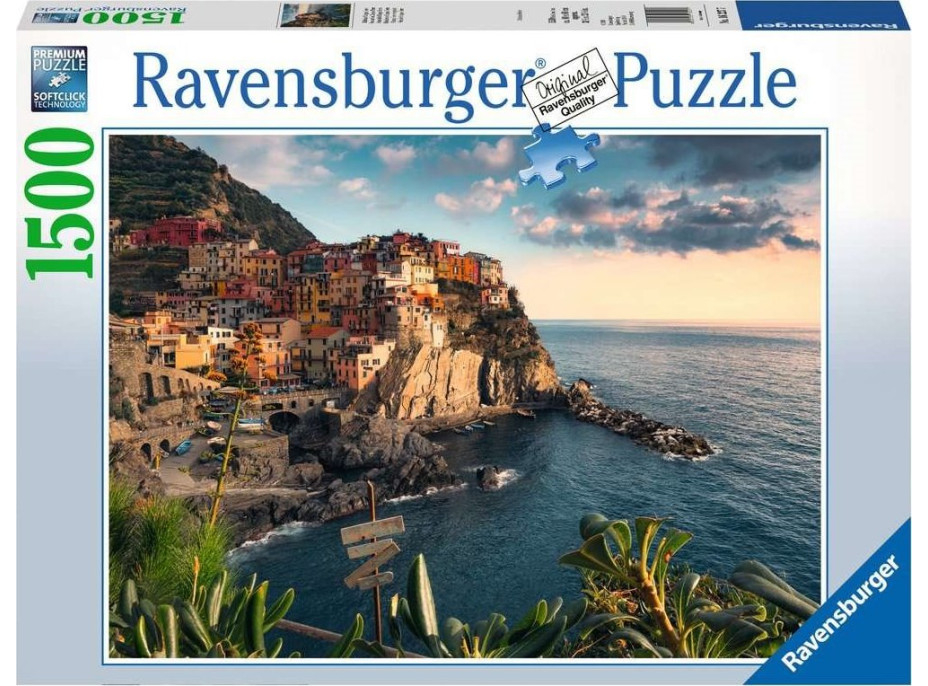 RAVENSBURGER Puzzle Cinque Terre, Taliansko 1500 dielikov