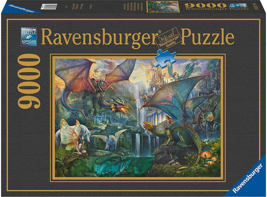 RAVENSBURGER Puzzle Dračí les 9000 dielikov