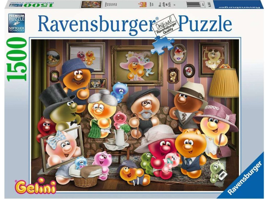 RAVENSBURGER Puzzle Gelini Rodinný portrét 1500 dielikov