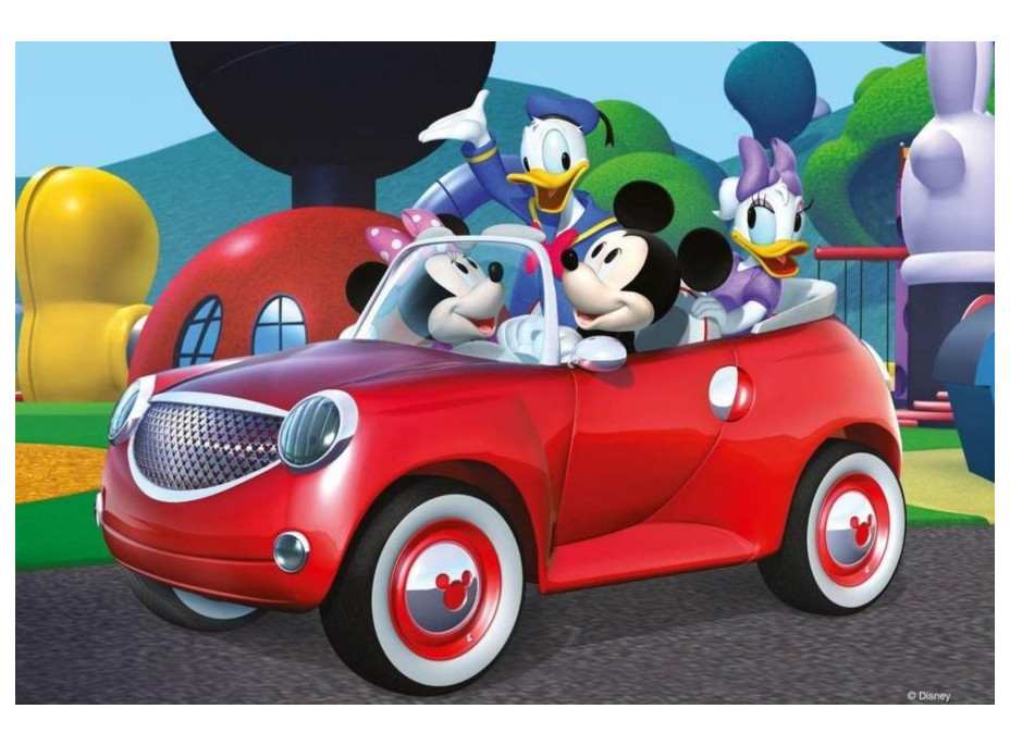 RAVENSBURGER Puzzle Mickey Mouse s priateľmi 2x12 dielikov