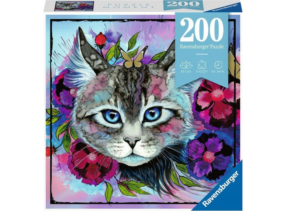 RAVENSBURGER Puzzle Moment: Mačka 200 dielikov