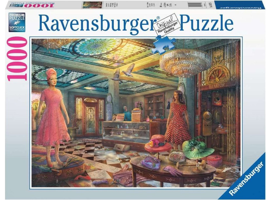 RAVENSBURGER Puzzle Opustený obchodný dom 1000 dielikov