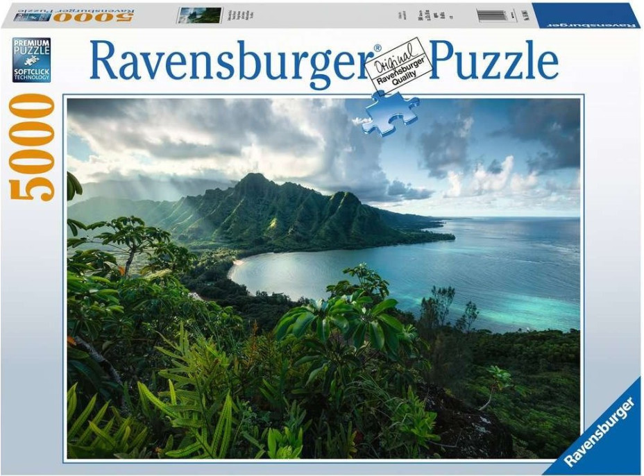 RAVENSBURGER Puzzle Pohľad na Hawaj 5000 dielikov