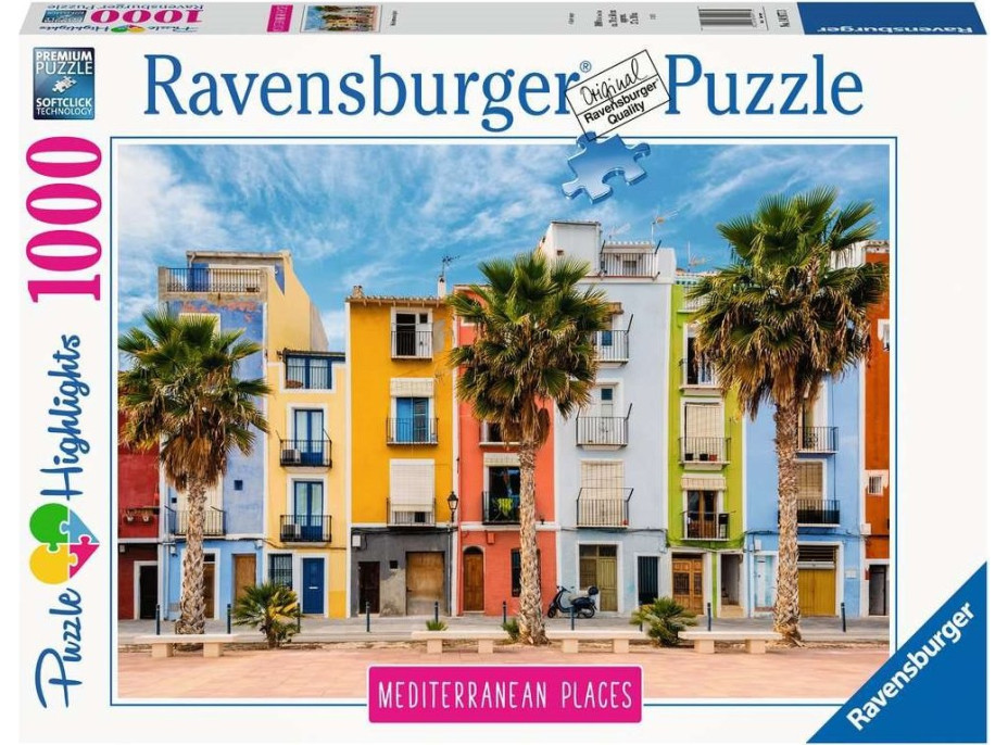 RAVENSBURGER Puzzle Španielsko 1000 dielikov