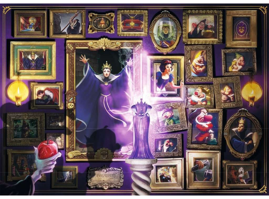 RAVENSBURGER Puzzle Disney Villainous: Zlá kráľovná 1000 dielikov