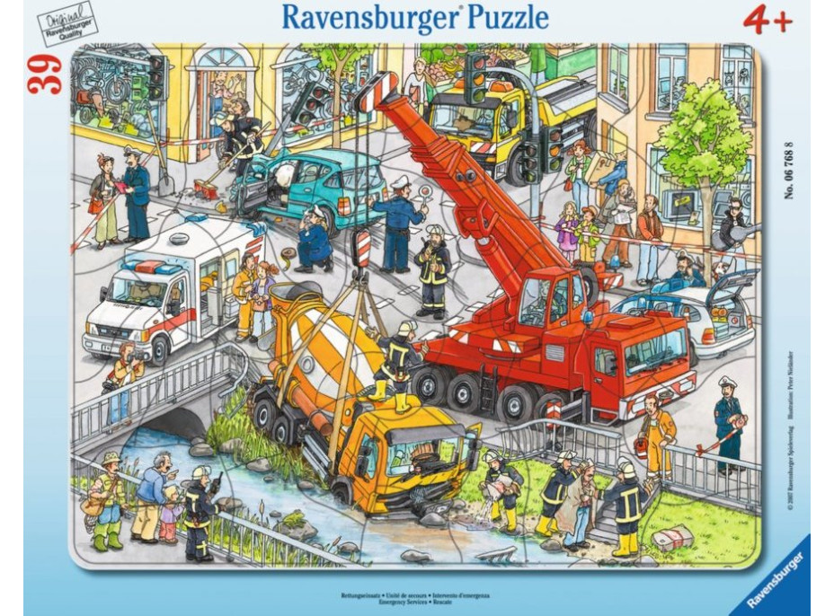 RAVENSBURGER Puzzle Záchranná akcia 39 dielikov