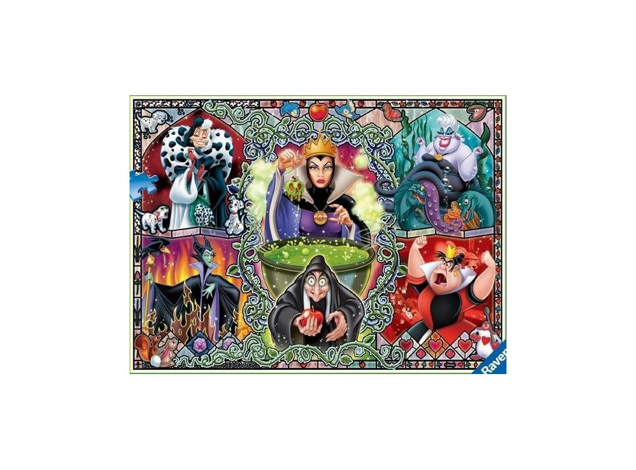 RAVENSBURGER Puzzle Zlé ženy z Disneyho rozprávok 1000 dielikov