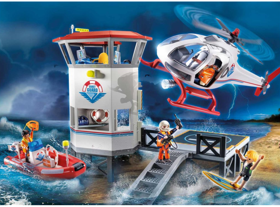 PLAYMOBIL® Rescue Action 70664 Mega Set Pobrežná stráž