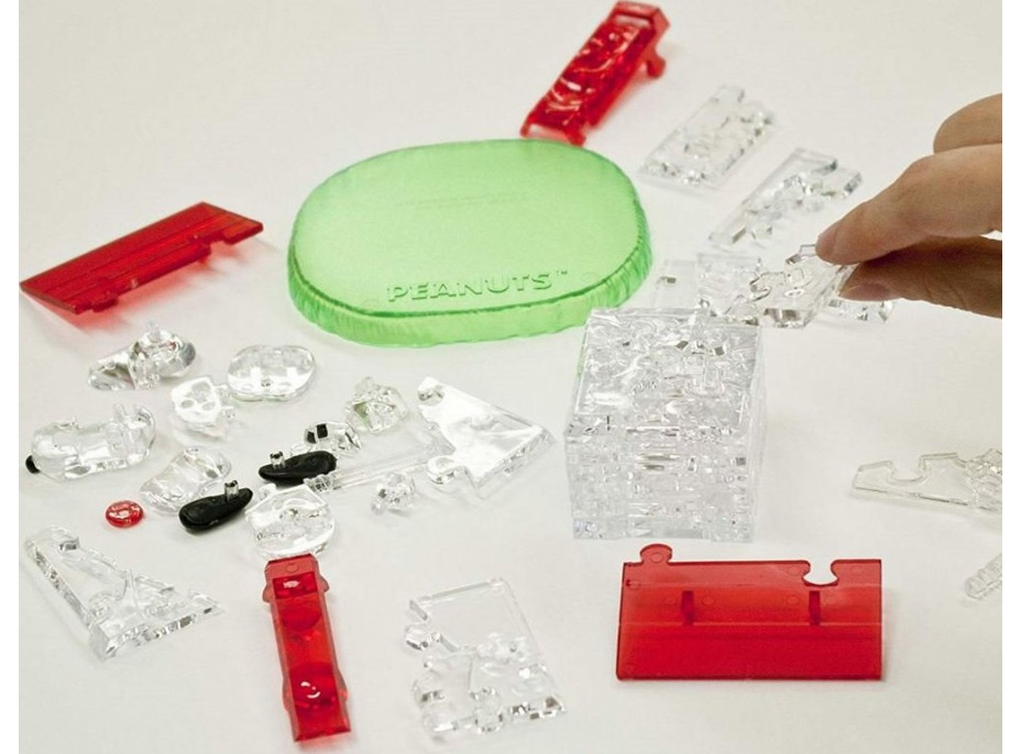 HCM KINZEL 3D Crystal puzzle Snoopy a domček 50 dielikov