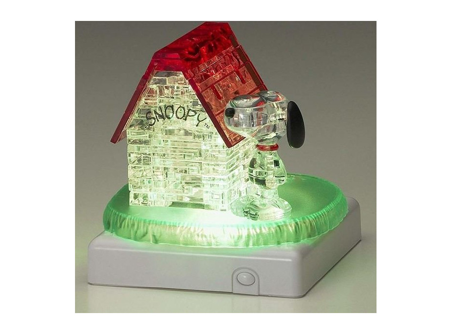 HCM KINZEL 3D Crystal puzzle Snoopy a domček 50 dielikov