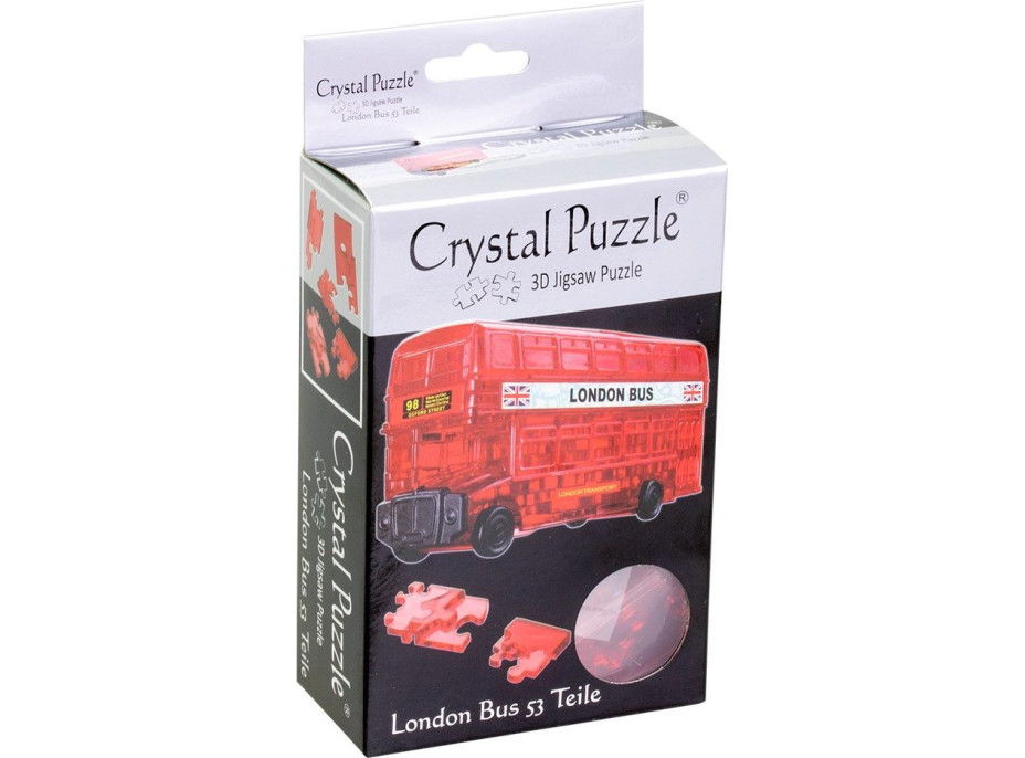 HCM KINZEL 3D Crystal puzzle Londýnsky autobus 53 dielikov
