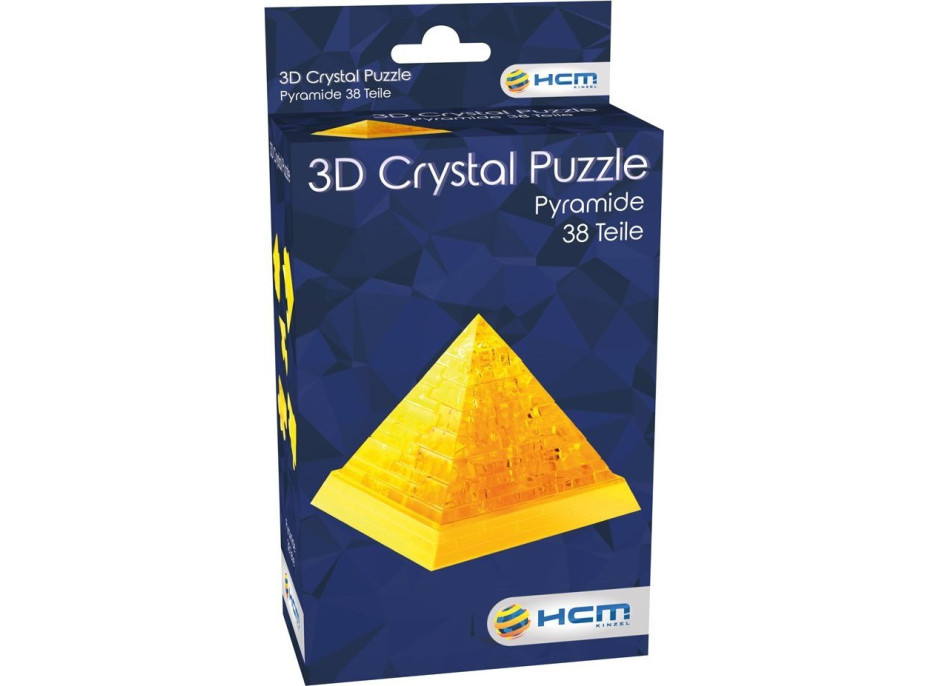 HCM KINZEL 3D Crystal puzzle Pyramída 38 dielikov