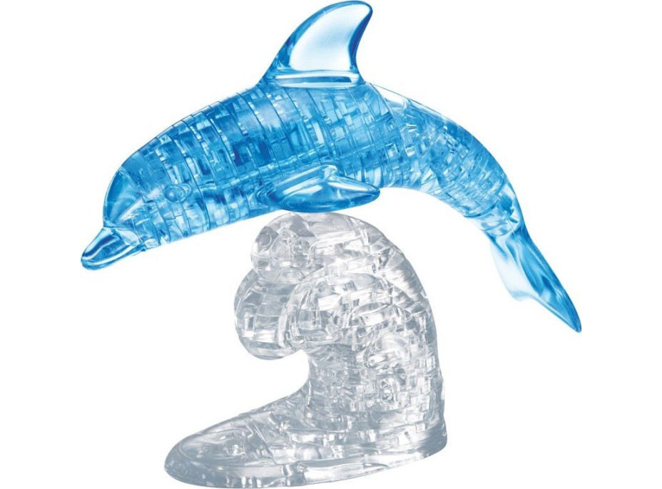 HCM KINZEL 3D Crystal puzzle Skákajúci delfín 95 dielikov