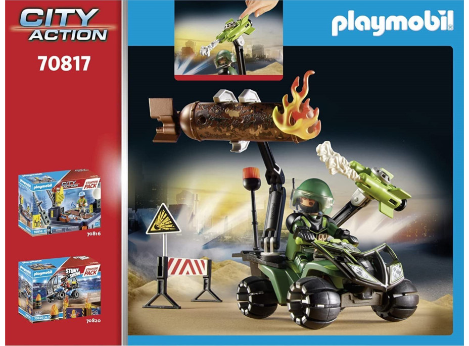 PLAYMOBIL® City Action 70817 Starter Pack Polícia: Nebezpečné cvičenie