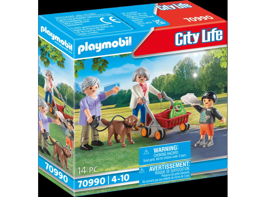 PLAYMOBIL® City Life 70990 Starí rodičia s vnukom