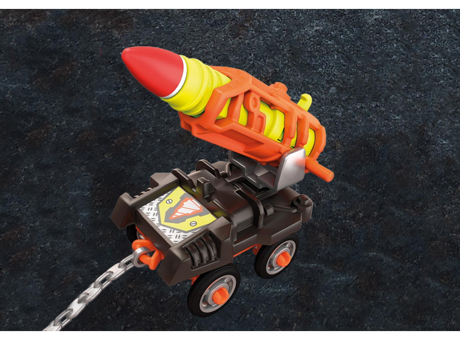 PLAYMOBIL® Dino Rise 70929 Dino Mine Vozík s raketami