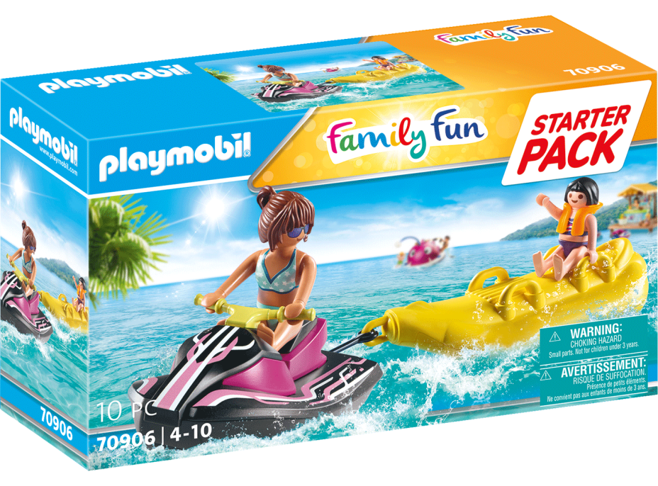 PLAYMOBIL® Family Fun 70906 Starter Pack Vodný skúter s banánovým člnom