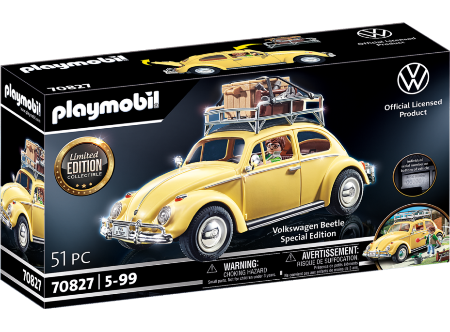 PLAYMOBIL® Volkswagen 70827 Volkswagen Chrobák Špeciálna edícia