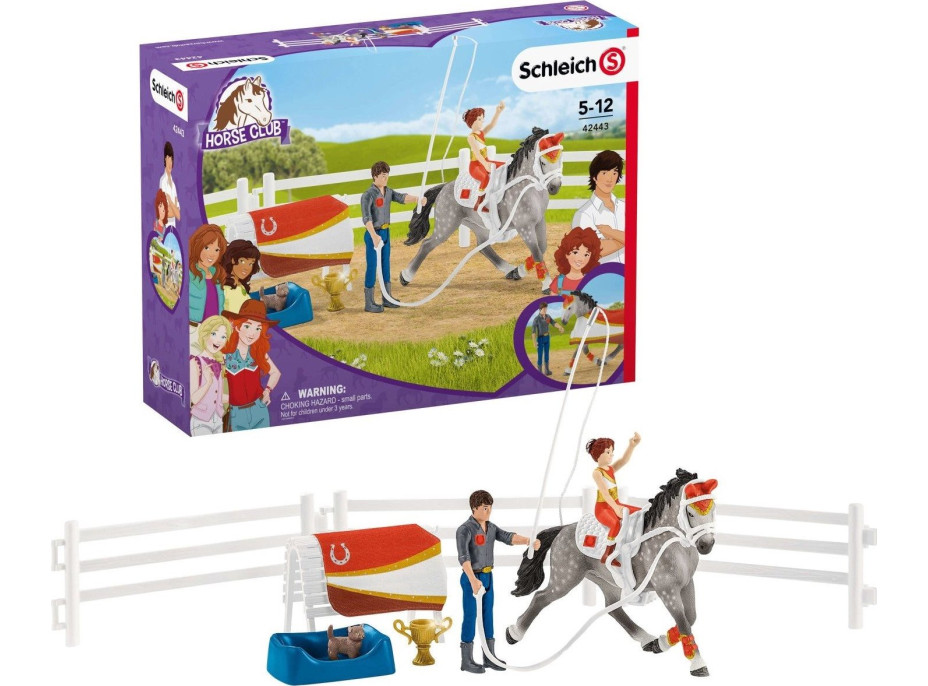 SCHLEICH Horse Club® 42443 Mia a set pre vaulting