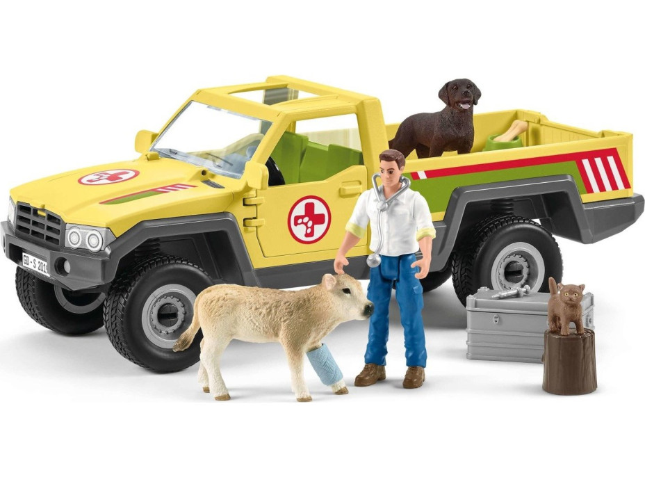 SCHLEICH Farm World® 42503 Záchranné terénne auto s veterinárom