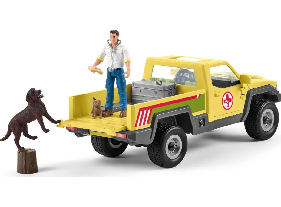 SCHLEICH Farm World® 42503 Záchranné terénne auto s veterinárom