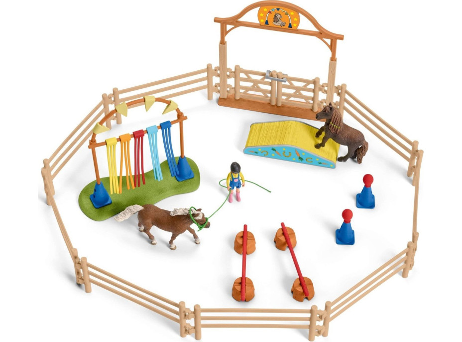 SCHLEICH Farm world® 42481 Tréning v agility pre pony