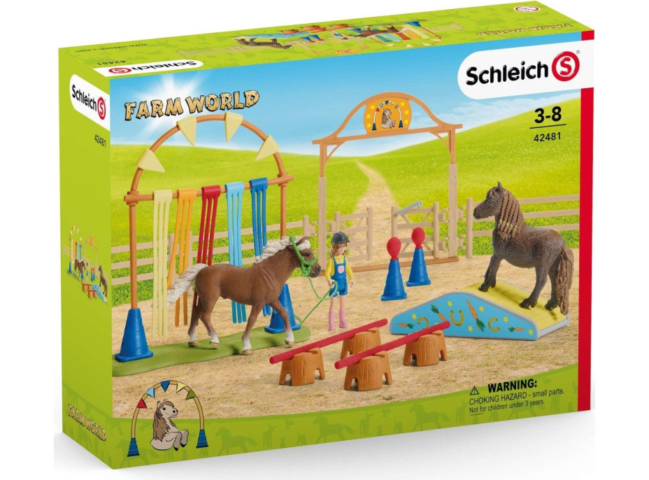 SCHLEICH Farm world® 42481 Tréning v agility pre pony