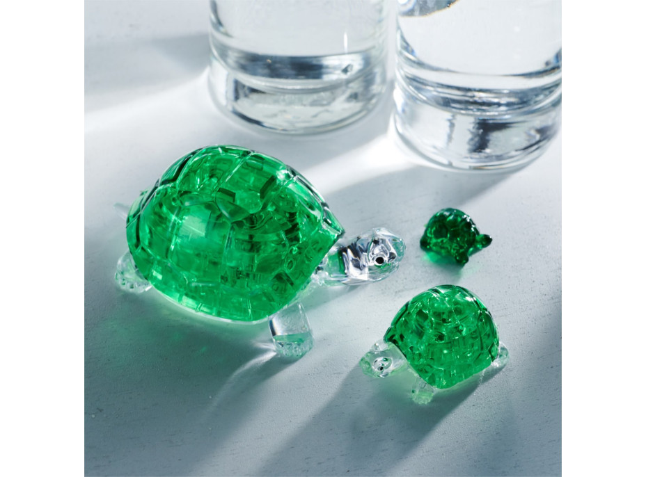 HCM KINZEL 3D Crystal puzzle Korytnačky 37 dielikov